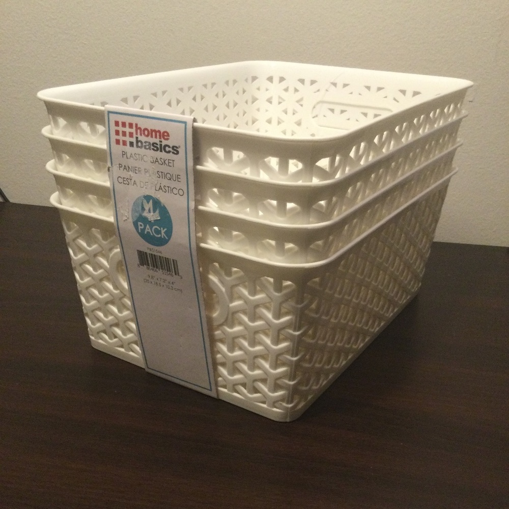 Plastic Storage Basket